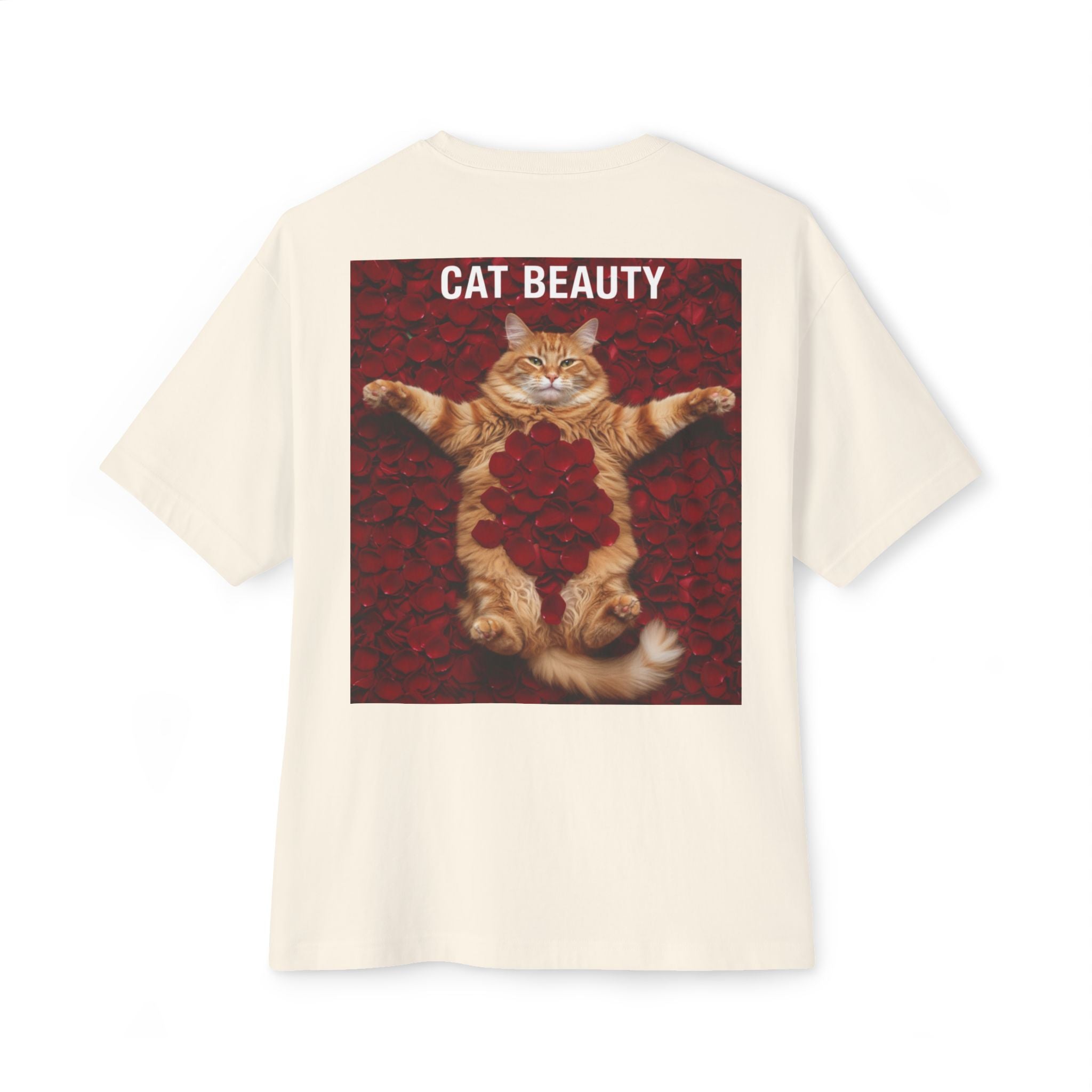 Unisex Cringe Kedi Tişörtü Büyük Boy | Sade Kutu Tişört, Minimal Yuvarlak Yakalı Gömlek, Kadına Hediye, Havalı Gömlek