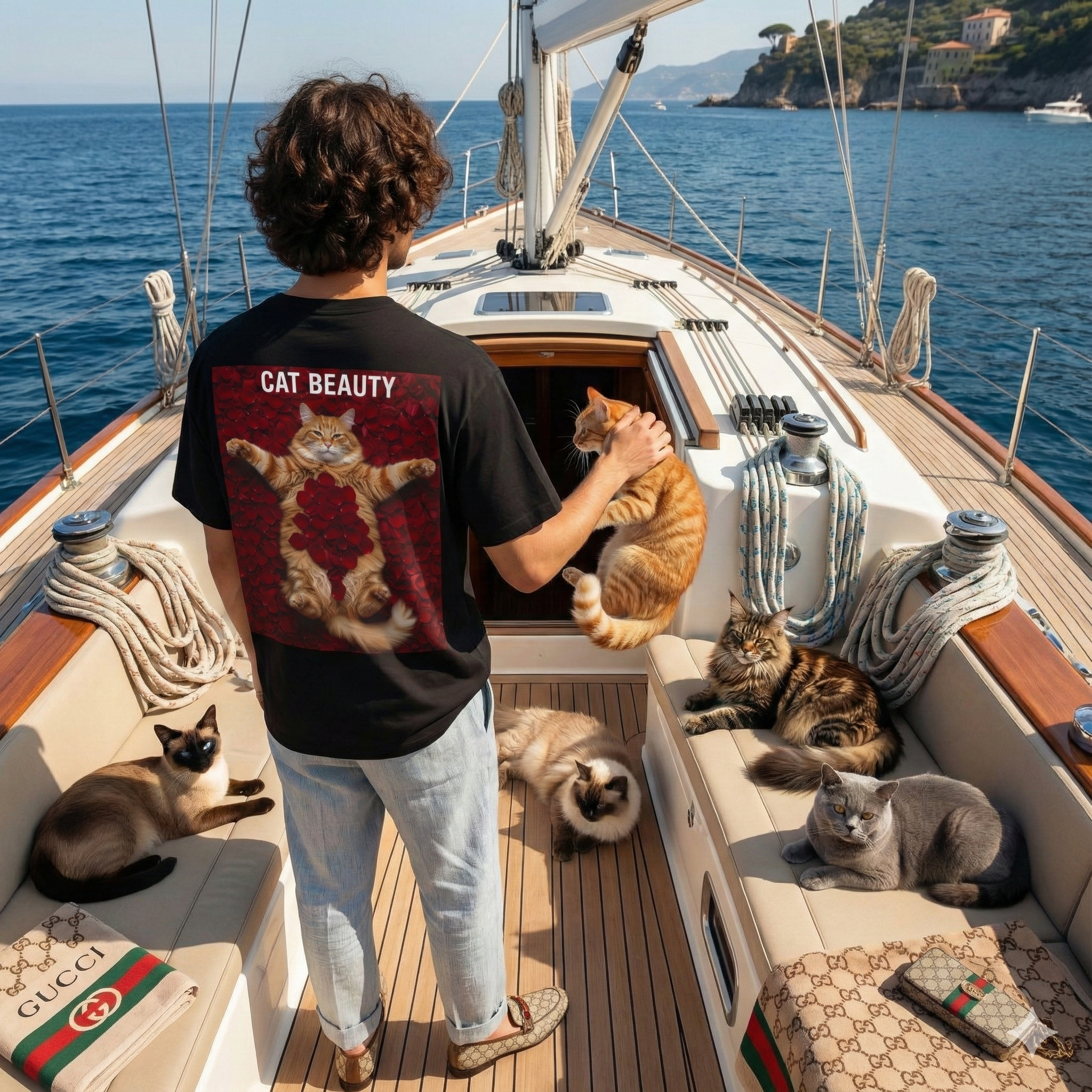 Unisex Cringe Kedi Tişörtü Büyük Boy | Sade Kutu Tişört, Minimal Yuvarlak Yakalı Gömlek, Kadına Hediye, Havalı Gömlek