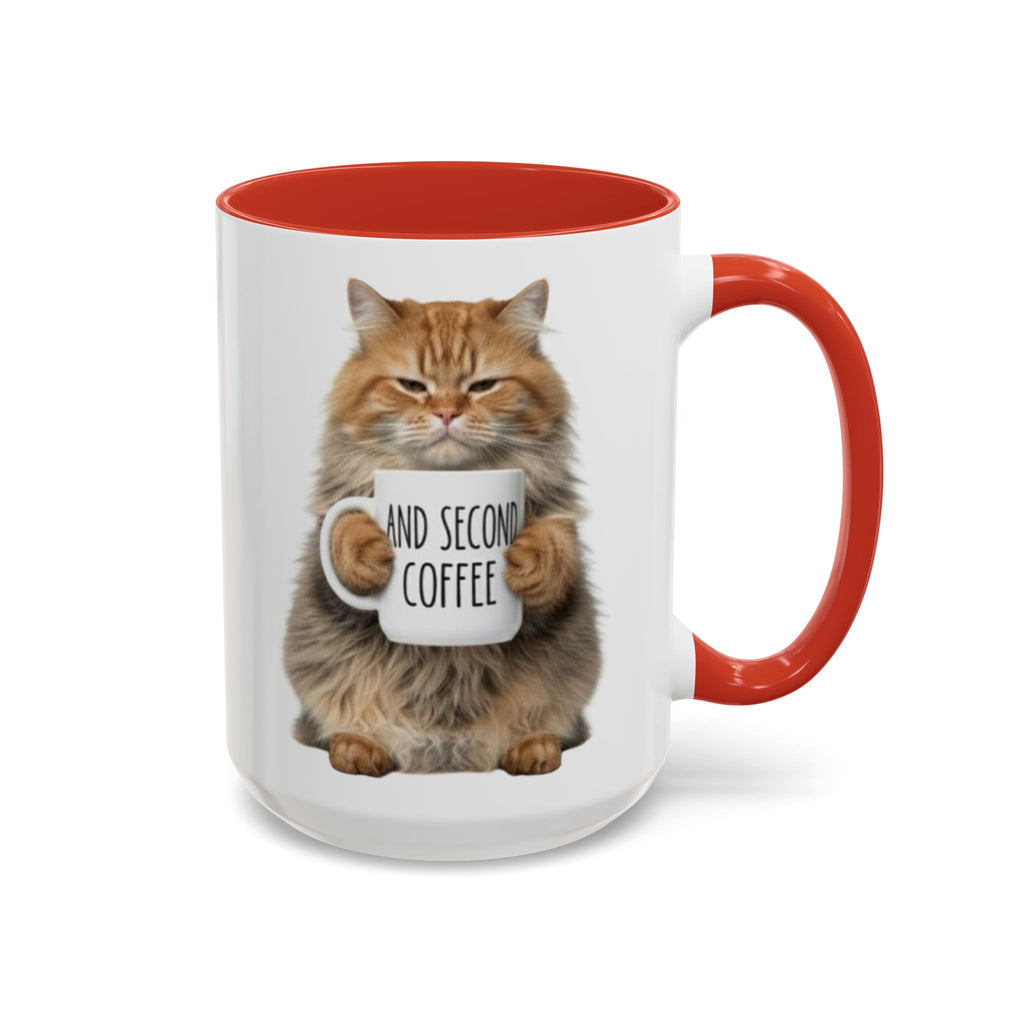 Kedi Kahve Kupası - Tüylü Kedi 'Ama önce kahve' temalı kupa (11/15oz) uygun fiyatlı hediye