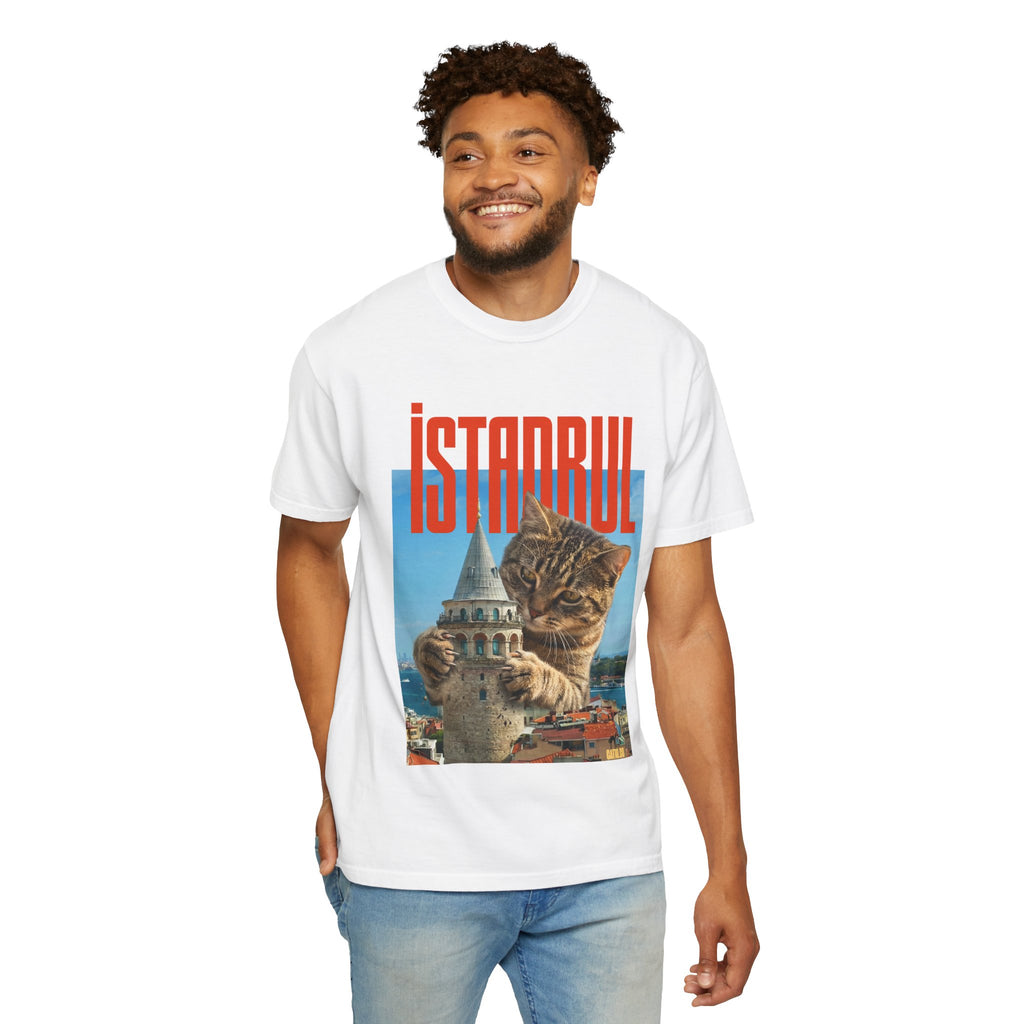 Istanbul Cat T-Shirt Unisex — Retro Travel Graphic Tee